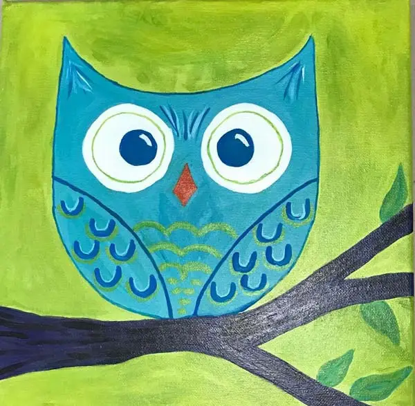 نقاشی کودکانه زیبا با مداد رنگی