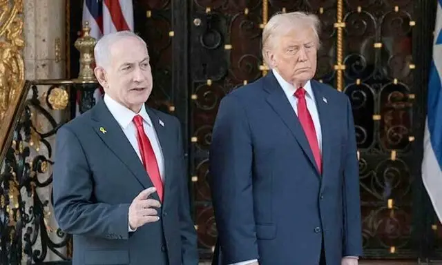 حضور نتانیاهو در جشن سال نوی ترامپ