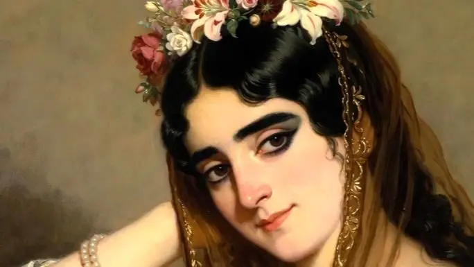 این چهره آرام، محبوب ترین زن دربار ناصرالدین شاه بود؛ شاهکار کمتر دیده شده و فراموش نشدنی استاد کمال الملک از انیس الدوله