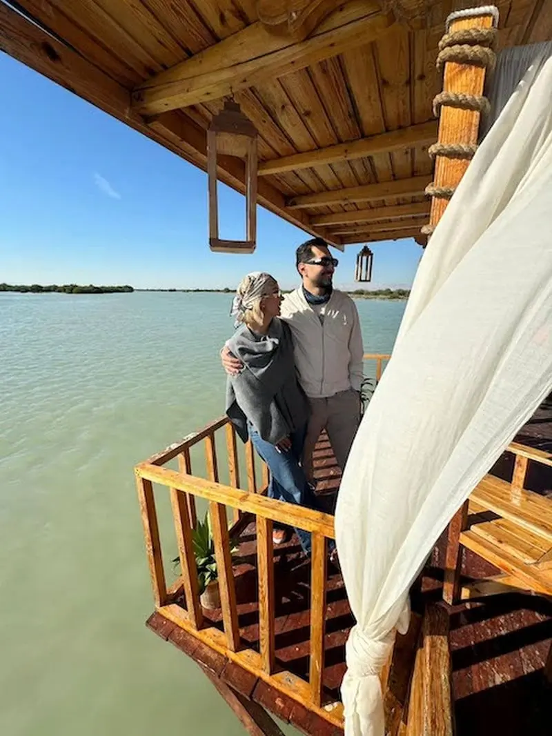 مینا و بهرام در قشم