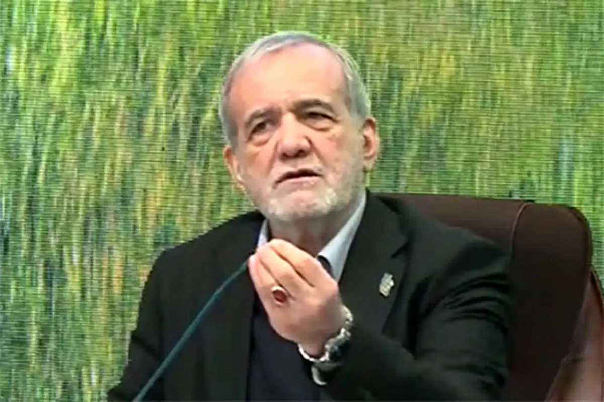 چهره پزشکیان در این تصویر مورد توجه قرار گرفت