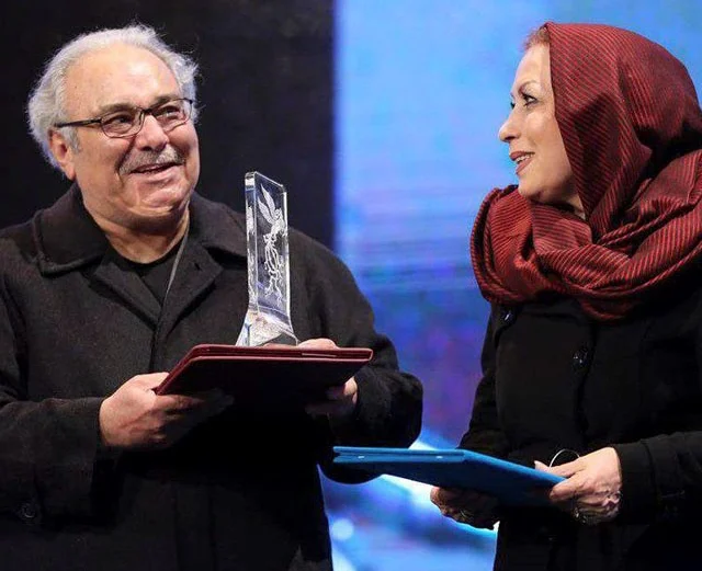 محمد کاسبی و همسرش⁩