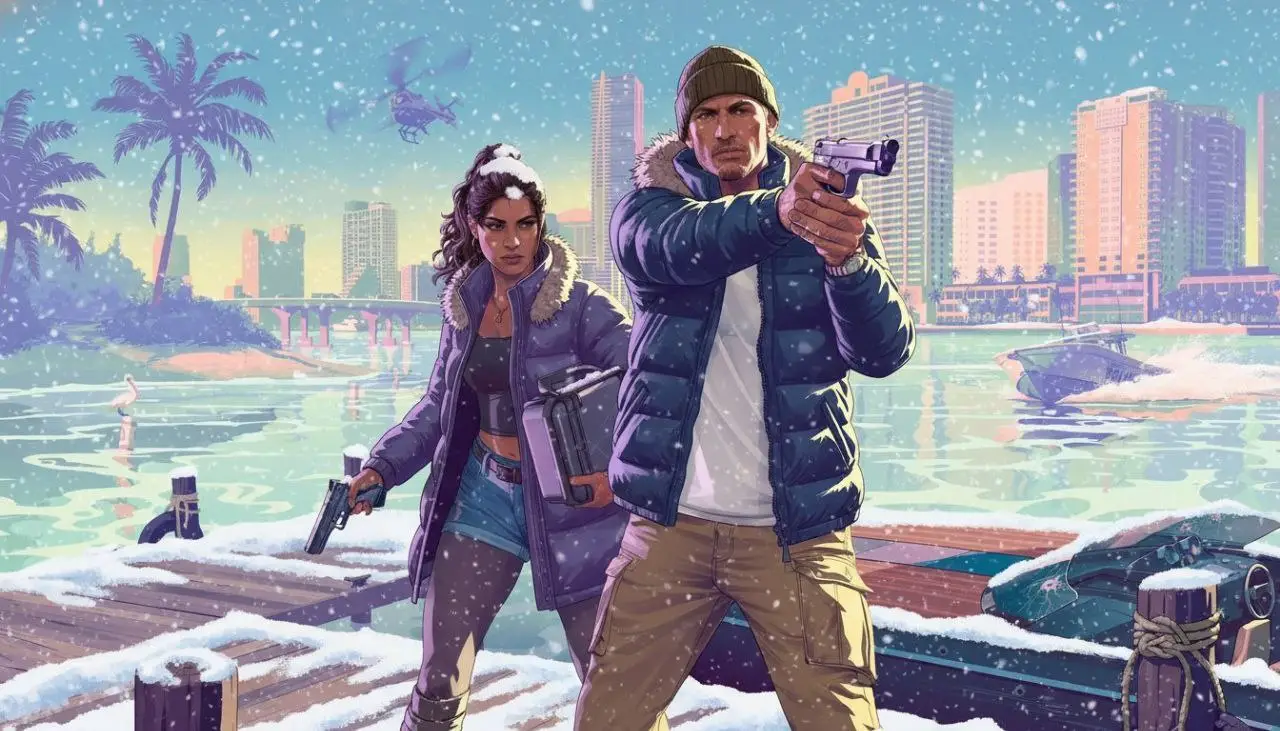 GTA 6 با تم کریسمس😀🔥