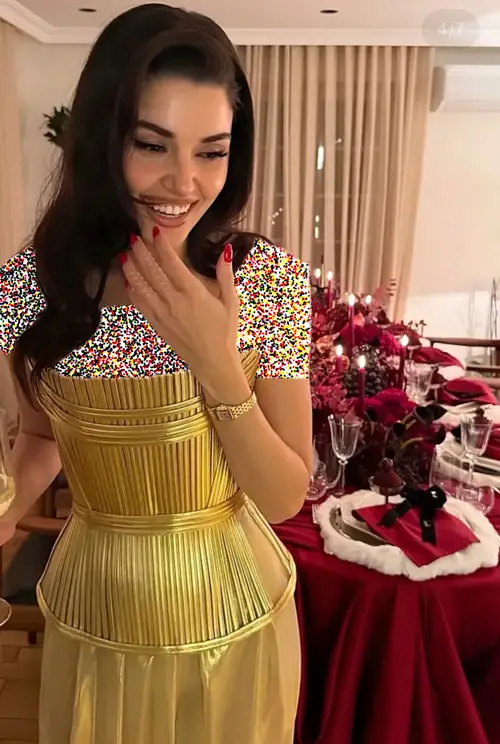 هانده ارچل در مهمانی سال نو